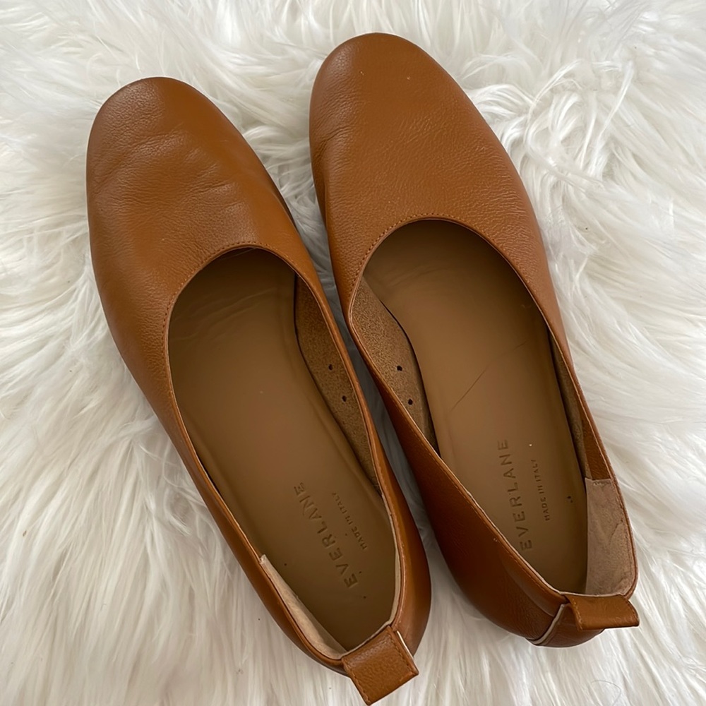 🔥Everlane The Italian Leather Day Glove Ballet Flats